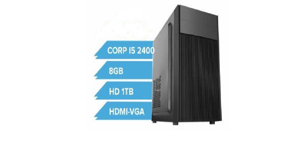 micro computador intel core i5-2400 3.10ghz 8gb hd 1tb placa zx-h61cr