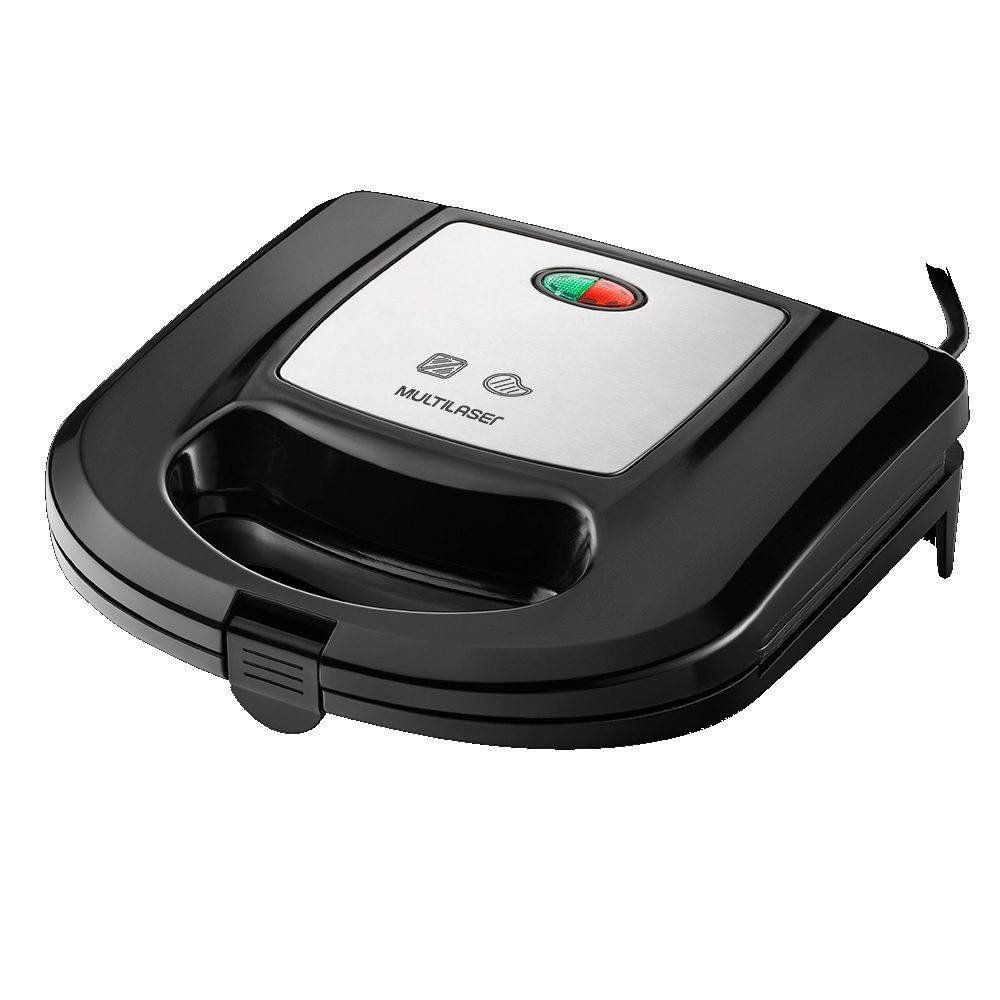 sanduicheira e grill inox 220v ce032 multilaser