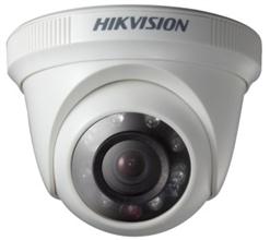 camera dome hd 1mp 720p ir 20mts lente 3.6mm tvi ds-2ce56c0t-irp hikvision