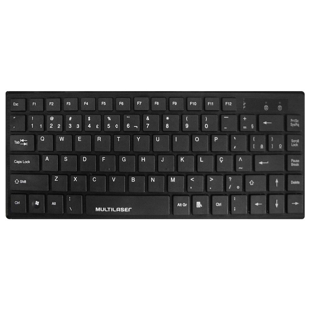 teclado usb comfort mini-slim multilaser tc154