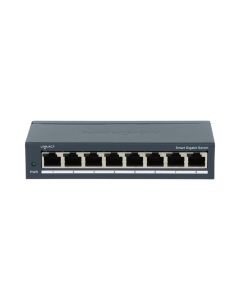 Switch Inteligente 8 Portas Gigabit 10/100/1000mbps DS-3E1508-EI V2 Hikvision Gabinete Metálico